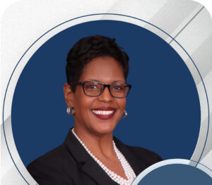 Confident Dr. Towuanna Porter-Brannon smiling.
