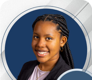 Makayla Wilson smiling in formal attire.